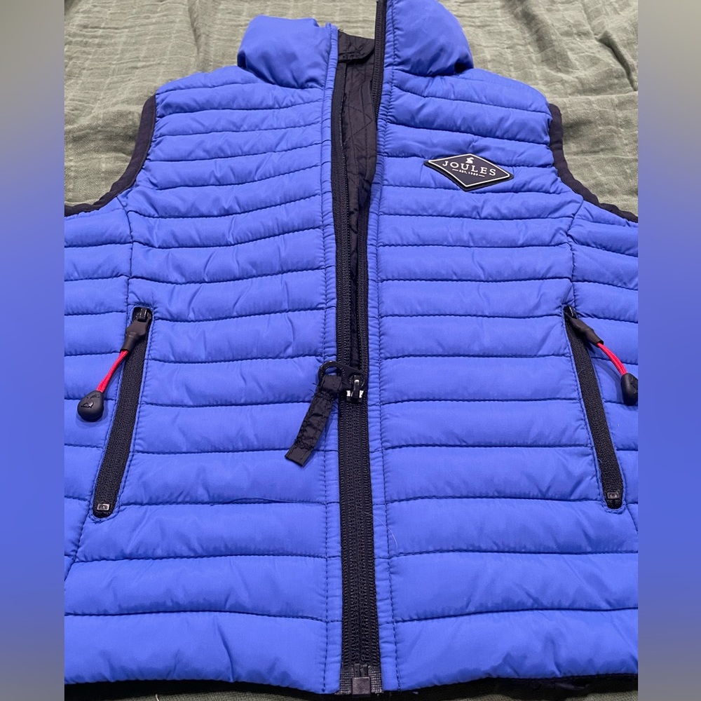Joules down puffer vest (toddler boys)